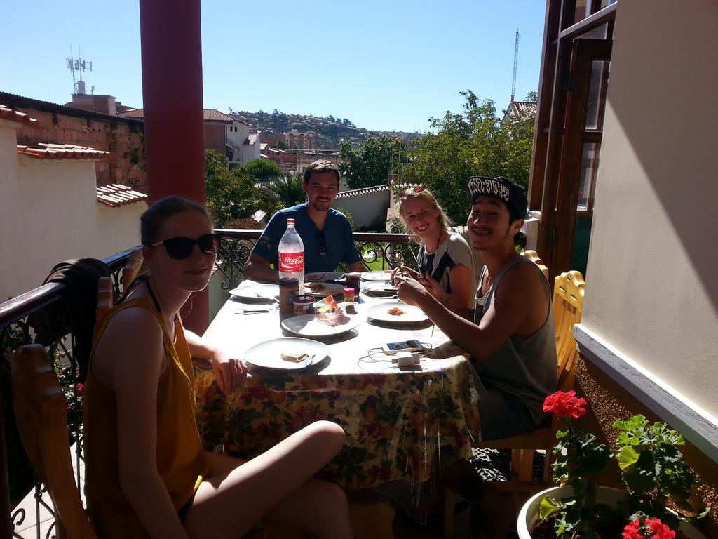 Villa Oropeza Hostel 수크레 외부 사진